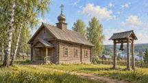 Церковь великомученицы Варвары в деревне Новый Акульшет