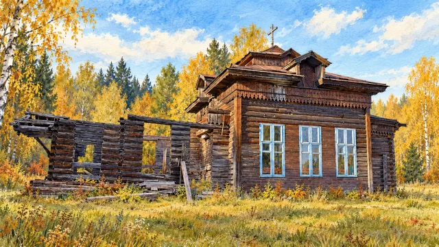 Покровская церковь в Авдюшино: история старинного храма Тайшетского района