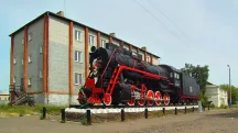 Паровоз-памятник Л-3449 в Тайшете — история и расположение